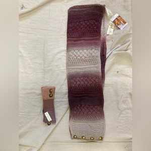 Simply Noelle scarf and glove set